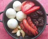 新玉ねぎなどのゆず塩胡椒アヒージョ作り方4写真