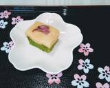 嚥下食★桜と抹茶の二色羊羮風作り方10写真