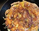 24cmフライパン1枚分のお好み焼き作り方5写真