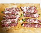アスパラの豚肉巻き☆ケチャトマソース作り方2写真