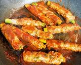 アスパラの豚肉巻き☆ケチャトマソース作り方5写真