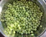 グリンピースご飯作り方1写真