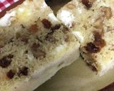 クリームチーズとラムレーズンの蒸しケーキ作り方8写真