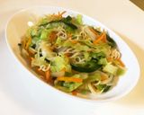 チャルメラ宮崎辛麺で焼きラーメン！作り方7写真