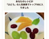 ぶどうとオレンジのヨーグルト＊蜂蜜がけ作り方6写真