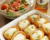 こどもの日には、豆ご飯入りの、お稲荷さん作り方8写真