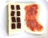 ジャムチョコピザトースト★おやつトースト作り方4写真