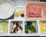 麻婆春雨丼作り方1写真