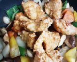 箸が止まらない！鶏むね肉の甘酢あん作り方6写真