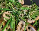 絹さやちくわ炒め作り方5写真