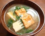 筍、姫うこぎ、豆腐or厚揚げのお味噌汁作り方4写真