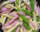 エンドウとポテトのカレーマヨ炒め作り方3写真