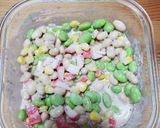 コーンと豆のコロコロサラダ作り方4写真