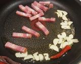 旬味そら豆と春キャベツのペペロンチーノ作り方3写真
