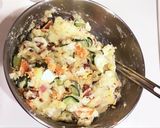 定番！カリカリベーコン入りポテトサラダ作り方8写真