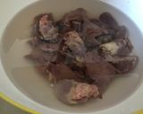 ふわふわ柔らか　鳥レバーの甘煮作り方1写真