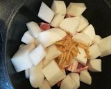 豚バラブロックと大根の煮物作り方3写真