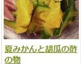 夏みかんと胡瓜の酢の物作り方10写真