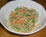 牛蒡と人参＆水菜のサラダ作り方3写真