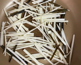 #便通改善 大根の皮と昆布のきんぴら作り方1写真