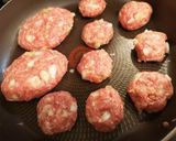 簡単ワンパン☆定番ハンバーグ☆玉葱炒めず作り方2写真