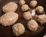 簡単ワンパン☆定番ハンバーグ☆玉葱炒めず作り方3写真