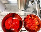 トマトと卵と豆腐スープ作り方1写真