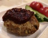 簡単ワンパン☆定番ハンバーグ☆玉葱炒めず作り方6写真