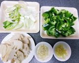 豚肉ねぎピーマン炒め作り方1写真