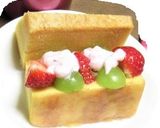 こどもの日　バウムクーヘンでマイケーキを作り方4写真