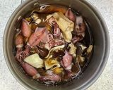 ソロキャンプ用・ホタルイカの炊き込みご飯作り方6写真