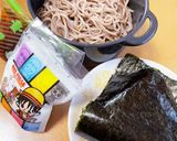 セリアランチボックスでぶっかけとろろそば作り方6写真