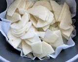 STAUBでじゃが芋と玉葱のポタージュ作り方1写真
