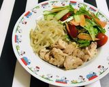 材料２つ 炊飯器でレモンペッパーチキン作り方3写真