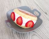 簡単♡チーズ蒸しケーキでマリトッツォ作り方4写真