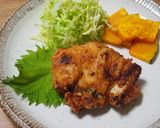 ドーンと1枚ボリューム唐揚げ♪大葉入り♪作り方10写真