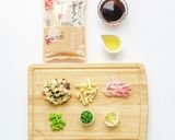 めんつゆで簡単!なすと枝豆の冷製ビーフン作り方2写真