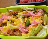 卵入り焼きそば弁当作り方8写真