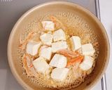 お豆腐とカニカマのたまご丼作り方4写真
