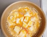 お豆腐とカニカマのたまご丼作り方6写真