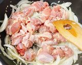超簡単♡鶏肉のトマトクリーム煮込み作り方7写真