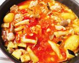 超簡単♡鶏肉のトマトクリーム煮込み作り方8写真