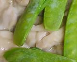 リカちゃん♡鶏肉 絹さや白だしで炊いたん作り方11写真