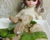 リカちゃん♡鶏肉 絹さや白だしで炊いたん作り方18写真