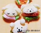 こどもの日HBデコパン♡アニマルサンド♡作り方9写真