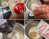 神戸長田、ネギすじ焼き作り方2写真