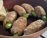 簡単♪アスパラの豚つくね作り方7写真
