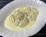簡単　ニョッキのブルーチーズソース作り方4写真