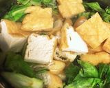春キャベツと厚揚げの味噌汁作り方4写真