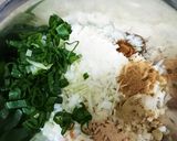 新玉ねぎの煮込みハンバーグ作り方1写真